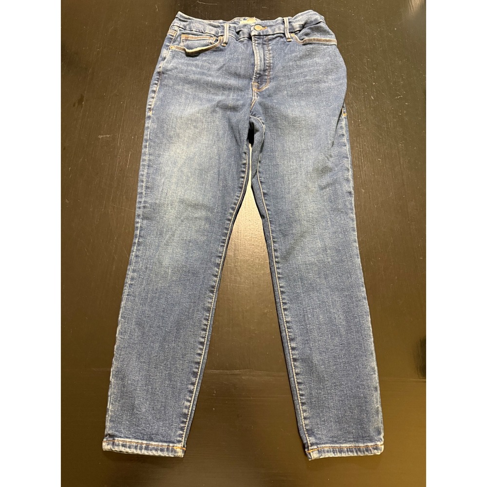 Good American Good Petite Skinny Jeans Blue609 Size 10/30 GPSKDV873T